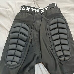 Frelaxy Black Padded Athletic Shorts for Men